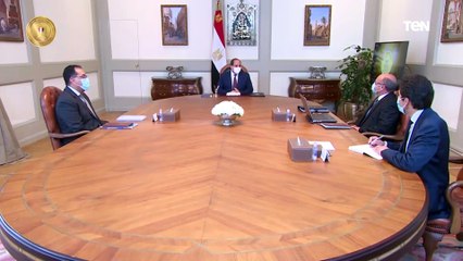 وزير العدل يستعرض أمام الرئيس السيسي تفاصيل منظومة حصر وتنمية الثروة العقارية