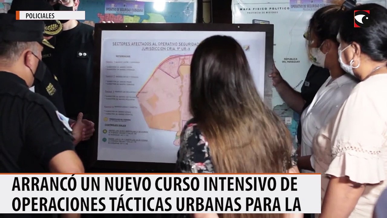 Arrancó un nuevo curso intensivo de Operaciones Tácticas Urbanas para la Policía de Misiones