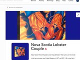 New England Nova Scotia Lobster Designs eBay