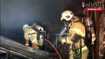 4 مراكز إطفاء تخمد حريقا التهم 3 كراجات بالشويخ الصناعية