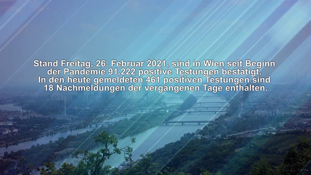 Wien Corona Kennzahlen 26. 02. 2021