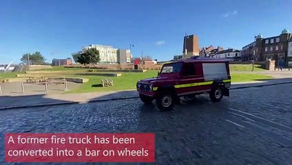 Fire truck comes to the rescue with pub-quality pints