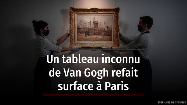 Un tableau inconnu de Van Gogh refait surface à Paris
