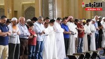 القارئان خالد الجهيم وبدر العلي أما المصلين بصلاة القيام في ليلة 28 رمضان بالمسجد الكبير