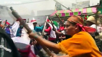 شاهد مكسيكيون يعيدون تمثيل انتصارهم على فرنسا في معركةبويبلو…