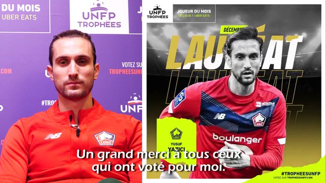 L'interview de Yusuf Yazici (LOSC), joueur du mois de décembre 2020 de la Ligue Uber Eats