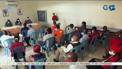 RTG/ Covid-19 : sensibilisation du personnel du collège Delta