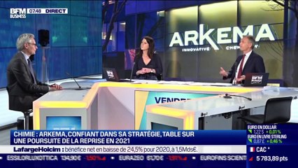 Thierry Le Hénaff (Arkema) : Arkema, confiant dans sa stratégie, table sur une poursuite de la reprise en 2021 - 26/02