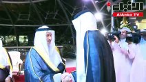 أمير دولة قطر الشقيقة يغادر البلاد بعد زيارة أخوية