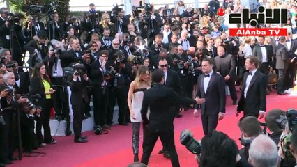 استقبال حار لتارانتينو ودي كابريو وبيت في مهرجان كان