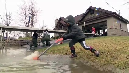 الفيضانات تضرب كندا خلال العطلة الربيعية