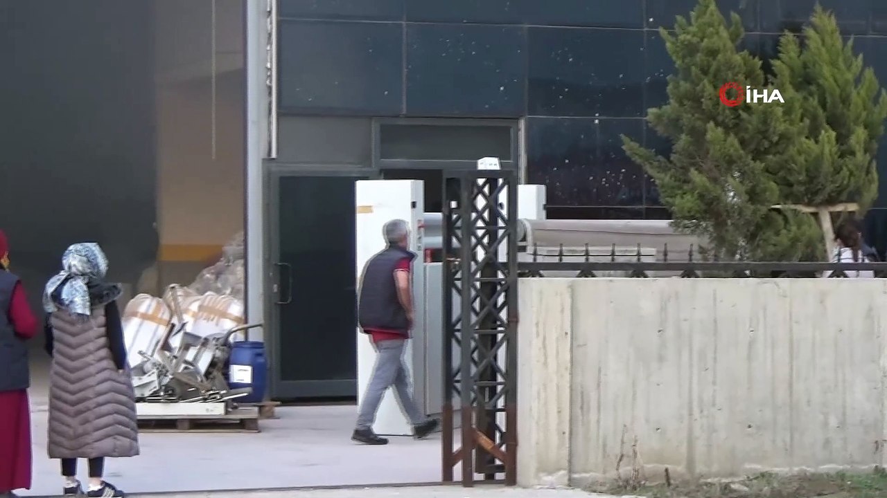 Tekstil fabrikasında yangın
