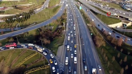 Kısıtlama öncesi trafik yoğunluğu yüzde 75 seviyesine ulaştı