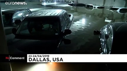 شاهد- عواصف ممطرة تضرب تكساس - Euronews