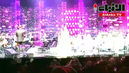 جانب من حفل المطرب احمد فتحي وابنته المطربة بلقيس في مركز الشيخ جابر الأحمد الثقافي