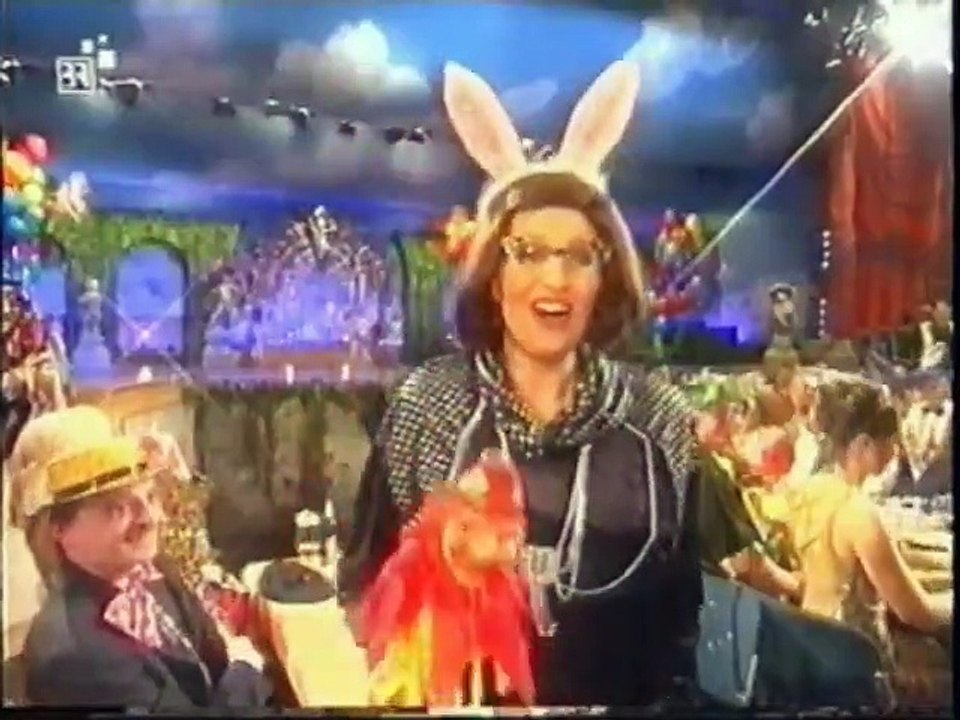 Karneval 2004 – Franken – Eine, die eine Karte bekommen hat