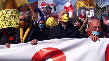 Milhares protestam na Geórgia