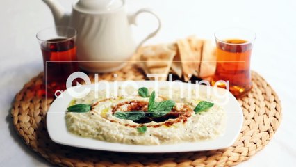 سلطة الباذنجان التركية بالزبادي