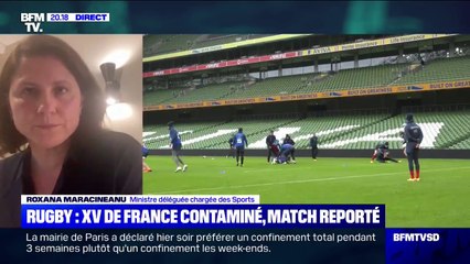 Cluster dans le XV de France: la ministre des Sports a demandé à la fédération de "mener une enquête en interne"