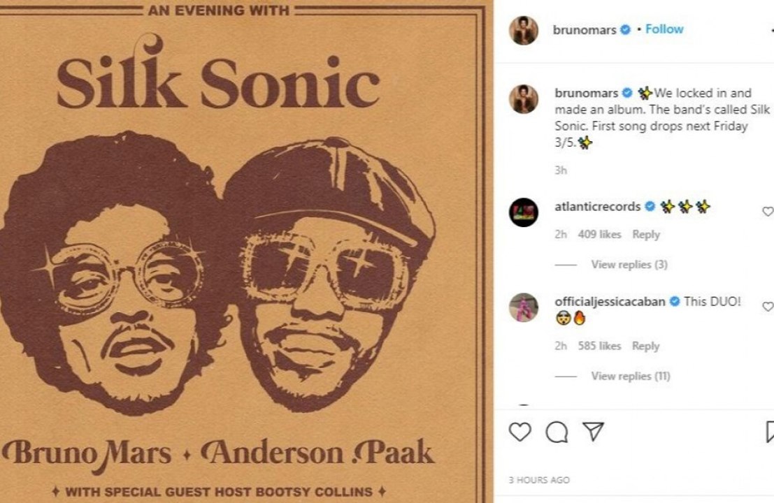 Bruno mars und anderson paak: silk sonic