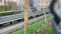Val-d'Oise : l'incendie d'un train à quai perturbe le trafic RER