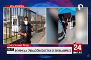 Cementerio El Ángel: denuncian cremación colectiva de sus familiares