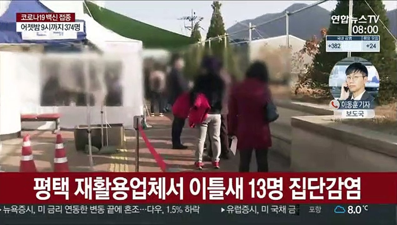 신규확진 400명 안팎 예상…화이자 백신 접종 시작