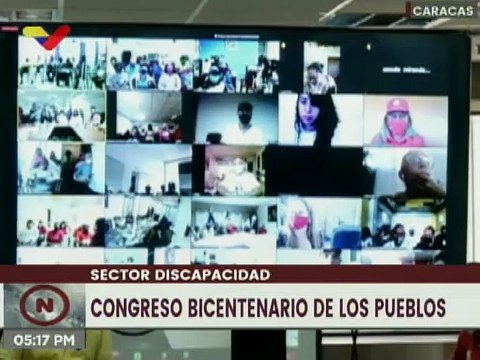 Sector Discapacidad definió propuestas en material social durante el Congreso Bicentenario de los Pueblos