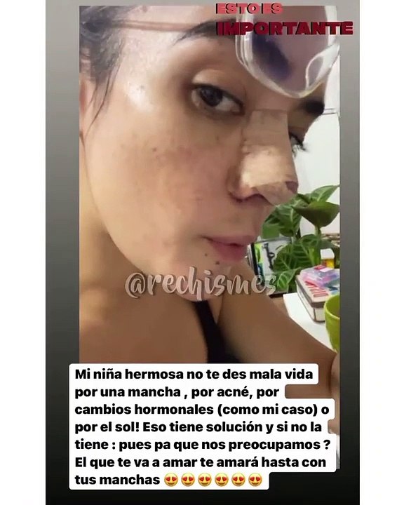 Elianis Garrido mostró su rostro al natural y se llevó cientos de aplausos