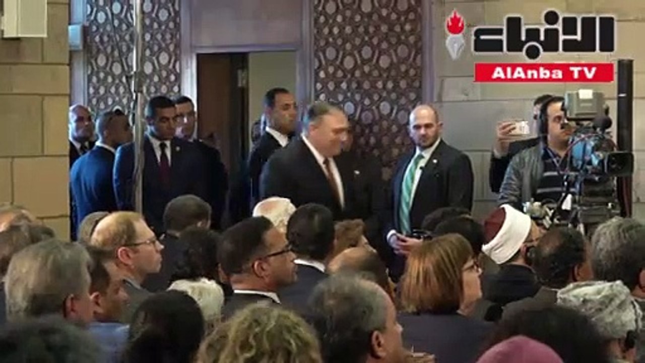 بومبيو يدعو من القاهرة للتحالف ضد إيران