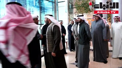 توافد أعداد هائلة من العاملين على حفل استقبال وزير النفط والرئيس التنفيذي