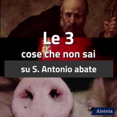 Le 3 cose che non sai su Sant'Antonio Abate