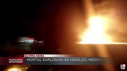 Al menos 20 muertos deja la explosión de un ducto de gasolina en México