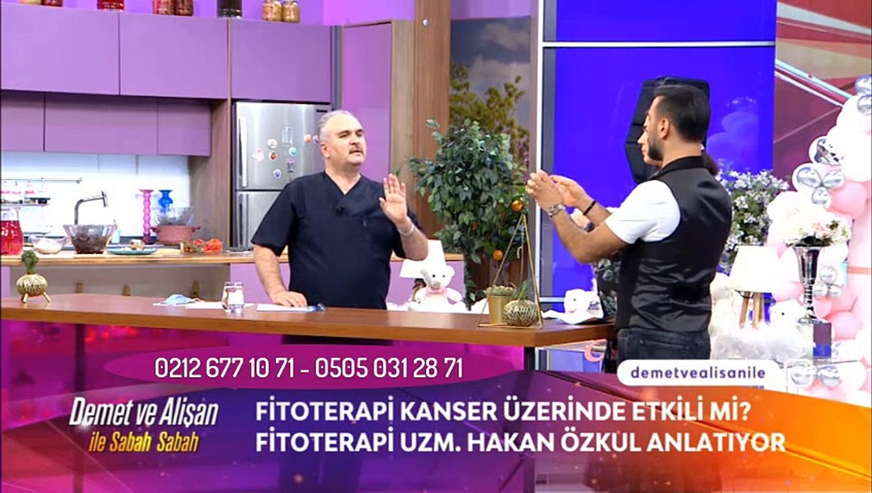 Dr. Hakan Özkul Demet Akalın ve Alişan'ın programına konuk oldu Kanserde Fitoterapi