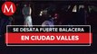 Balaceras dejan 5 muertos en Ciudad Valles, San Luis Potosí