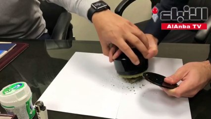 الجمارك ضبط 80 غرام ماريغوانا في علبة خاصة