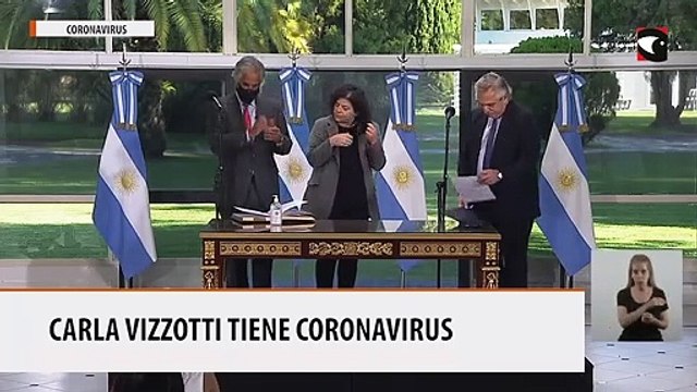 Carla Vizzotti tiene coronavirus