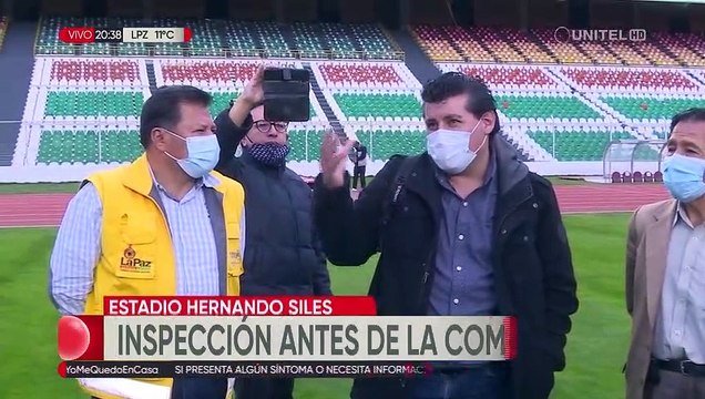 El estadio Hernando Siles fue inspeccionado antes del inicio de las competencias