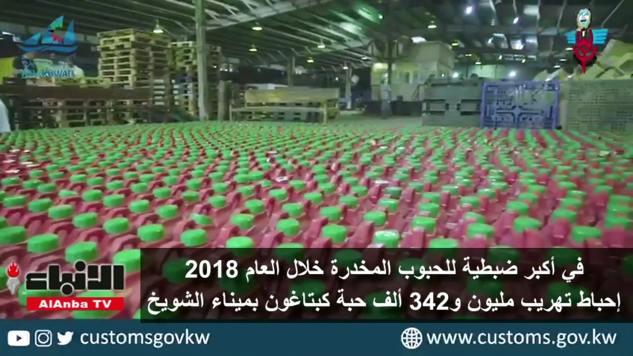 إحباط تهريب مليون و342 ألف حبة كبتاغون بميناء ا...