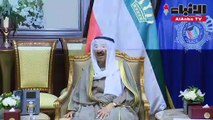 صاحب السمو الأمير الشيخ صباح الأحمد مستقبلا رئيس المجلس الأعلى للقضاء