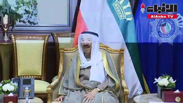 صاحب السمو الأمير الشيخ صباح الأحمد مستقبلا رئيس المجلس الأعلى للقضاء
