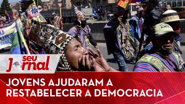 Luis Arce: jovens ajudaram a restabelecer a democracia na Bolívia