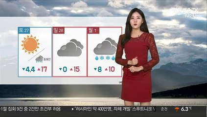 [날씨] 주말 포근한 봄날씨…중부 건조·남해안 강풍