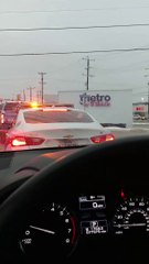 Driver Confronts Private Security Officer after Running a Stop Sign