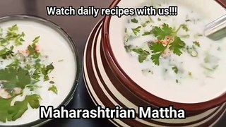 Instant recipe | Masala butter milk | Mattha recipe