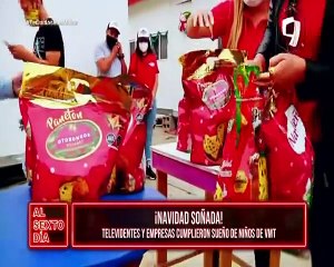 ¡Navidad soñada! Televidentes y empresas cumplieron sueño de niños de VMT