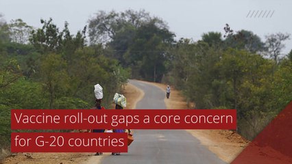 Vaccine roll-out gaps a core concern for G-20 countries, and other top stories in international news from February 27, 2021.