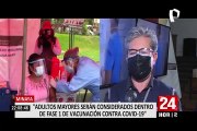Adultos mayores estarán en la fase 1 del proceso de vacunación contra la Covid-19