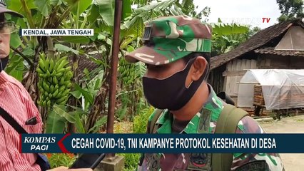 Rela Terjang Medan Sulit, TNI Semangat Edukasi Protokol Kesehatan di Desa!