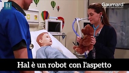 Hal il bambino robot che sanguina urla piange per la mamma. E aiuta gli studenti di medicina